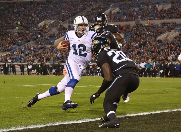 Luck should have a strong night against a tough Titans pass defense