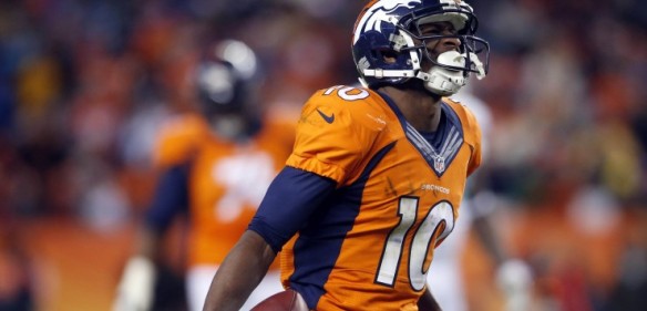 A run oriented offense will take a bite out of Emmanuel Sanders fantasy numbers